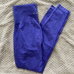 NVGTN Electric Blue Contour Seamless Leggings